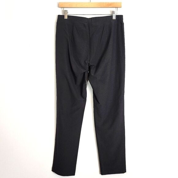 Eileen Fisher Washable Stretch Crepe Slim Ankle Pants Graphite Size Small - Picture 8 of 11
